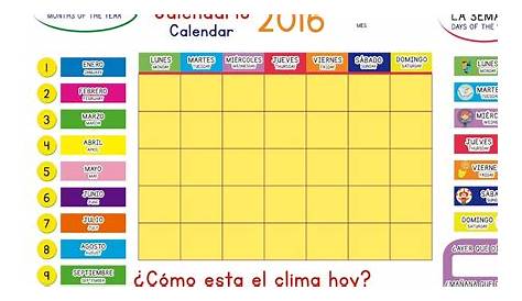 Juega Bebé: Calendario para niños en Preescolar (Imprimible)