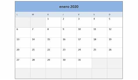 2020 Calendario Año Planificador Plantilla de Excel | Etsy