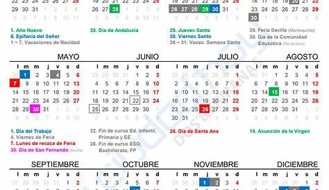 Calendario Laboral Sevilla 2021 Con Todos Los Festivos - Aria Art