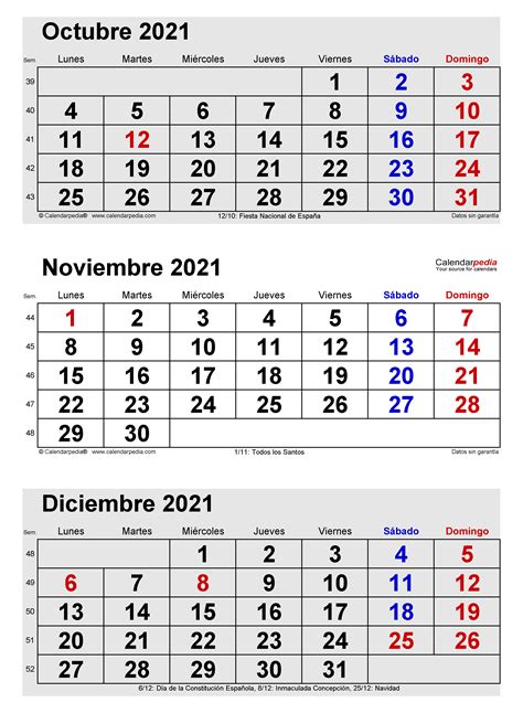 Calendario noviembre 2021 Calendarpedia