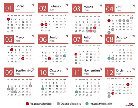 calendario 2018 argentina con feriados