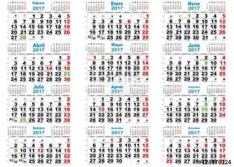 calendario 2024 con los santos