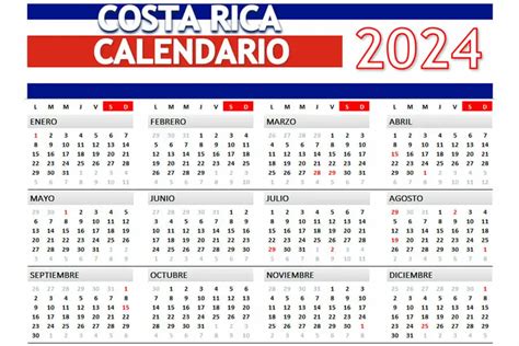 calendario 2024 costa rica pdf