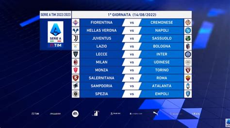 calendario campionato serie a 2022 2023