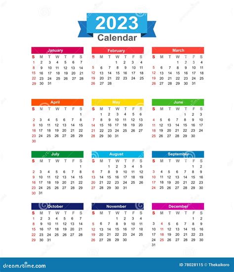 calendario de de 2023
