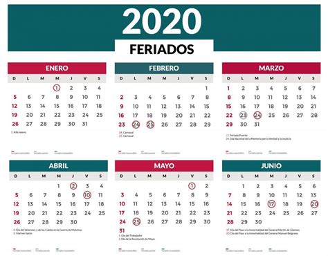 calendario de feriados argentina