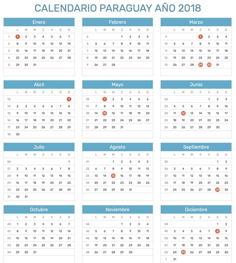 calendario de feriados paraguay 2023
