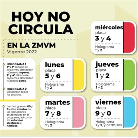 calendario de hoy no circula 2023