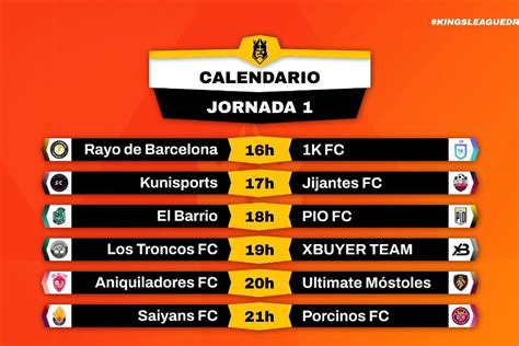 calendario de la kings league