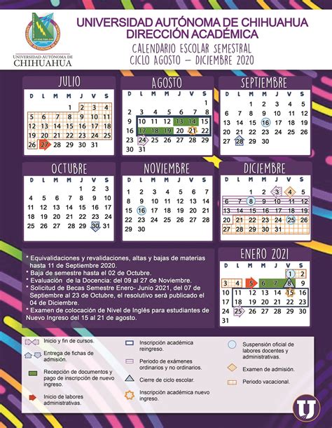 calendario de la uach 2023