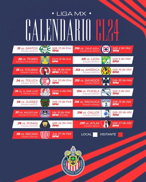 calendario de liga mx 2024