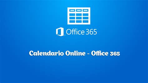 calendario de office 365