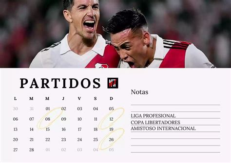 calendario de partidos river plate