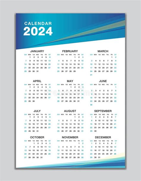 calendario de secretaria 2024