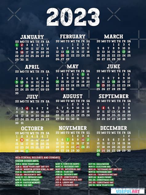 calendario de verano 2023 en estados unidos