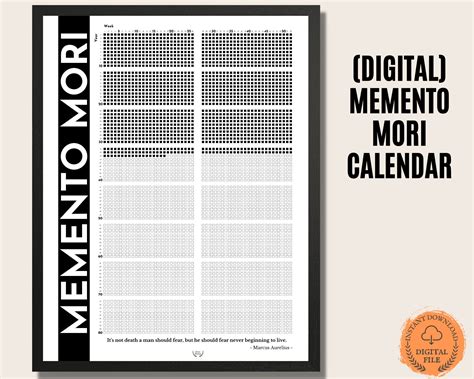 calendario de vida memento mori pdf
