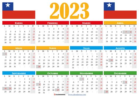 calendario del 2023 chile