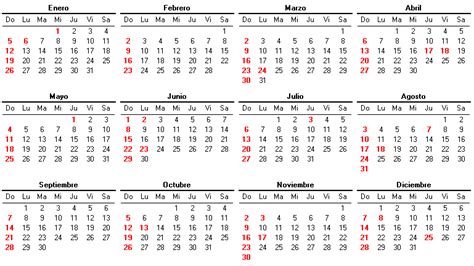 calendario del 2025 colombia
