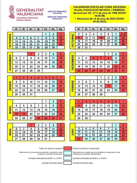 calendario escolar gva 2023 2024