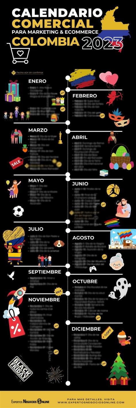 calendario fechas especiales colombia
