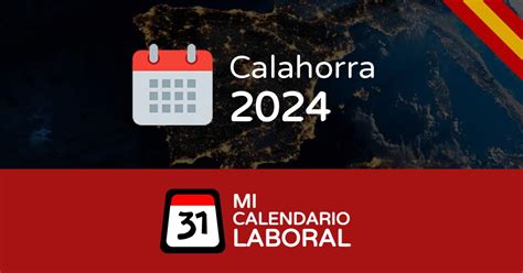 calendario laboral 2024 calahorra