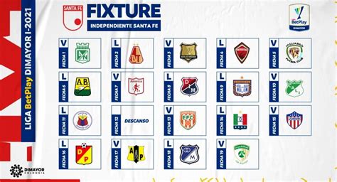 calendario liga betplay 2024 colombia