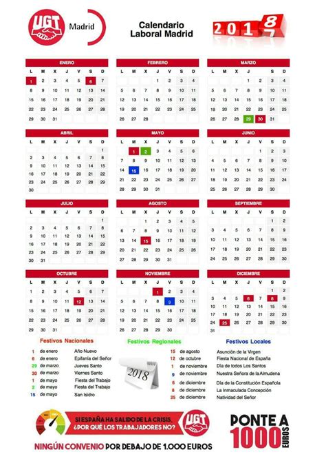 calendario local madrid 2024