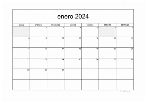 calendario mensual 2024 editable