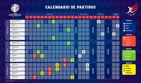 calendario mexico copa america 2024