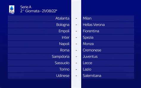 calendario partite lazio 2022