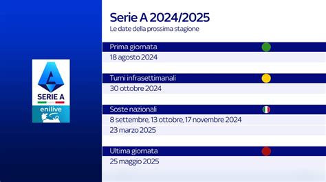 calendario serie a 2024 2025