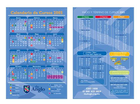 calendario the anglo 2024