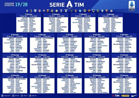 calendario tim serie a