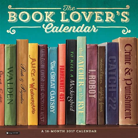 calendars for book lovers