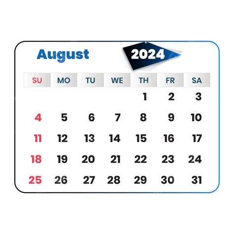 Calender August 2024