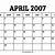 calendrier avril 2007