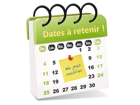 calendrier 2024 dates importantes