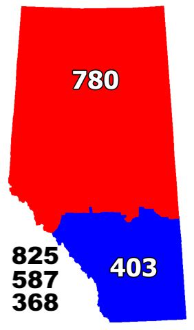 calgary alberta phone code