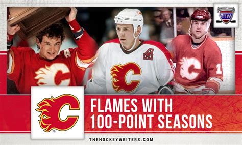 calgary flames 100 point players