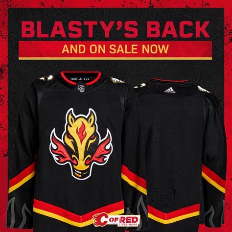 calgary flames blasty jersey