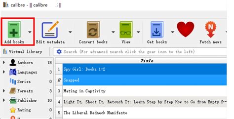 caliber : How to direct a PDF File to Kindle