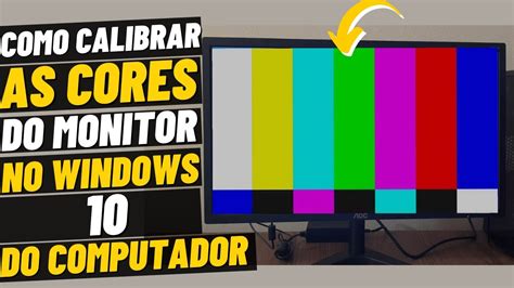 calibrar cores do windows