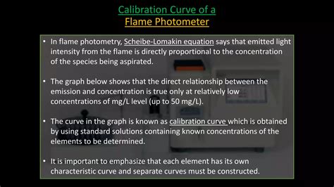 Calibration And Validation Of Flame Photometer