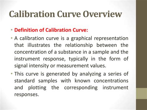 Calibration Curve Definition And Function