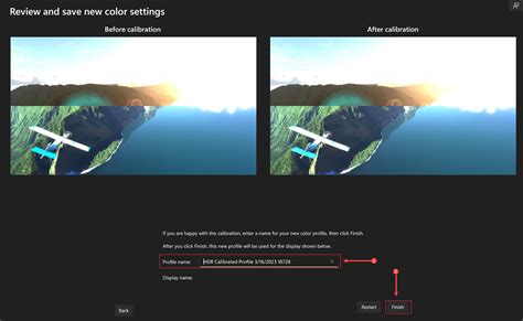 Calibration In Settings