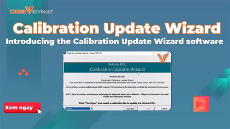 Calibration Update Wizard
