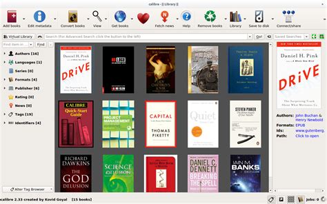 calibre e-book software