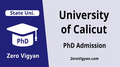 calicut university phd 2023
