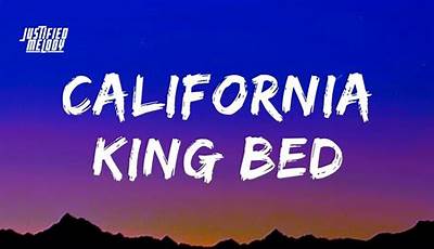 California King Bed Lyrics Az