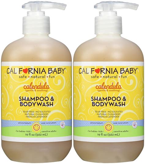 california baby calendula shampoo and body wash ingredients